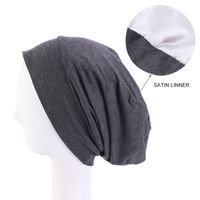 Women's Lady Simple Style Solid Color Eaveless Beanie Hat sku image 11