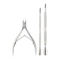 Simple Style Solid Color Stainless Steel Nail Tools 1 Set main image 2