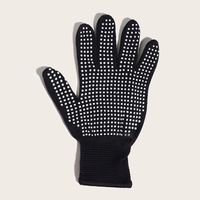 Classic Style Solid Color Polyester Cotton Silica Gel Heat Insulation Gloves 1 Piece sku image 4