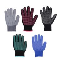 Classic Style Solid Color Polyester Cotton Silica Gel Heat Insulation Gloves 1 Piece main image 1