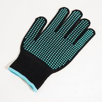 Classic Style Solid Color Polyester Cotton Silica Gel Heat Insulation Gloves 1 Piece sku image 3