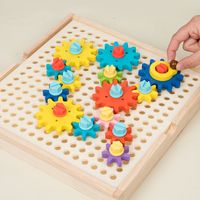 ألعاب البناء طفل صغير (3-6 سنوات) هيأ خشب لعب main image 5
