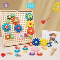Building Toys Toddler(3-6years) Gear Wood Toys main image 3
