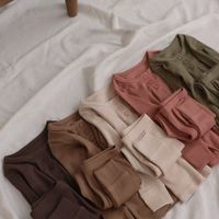 Simple Style Solid Color Cotton Underwear & Sleepwear main image 2