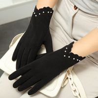 Women's Simple Style Commute Solid Color Gloves 1 Pair main image 2