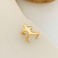 Wholesale Jewelry Simple Style Commute Cartoon Character Alloy Ear Cuffs main image 5
