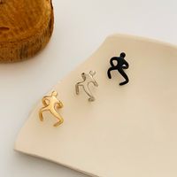 Wholesale Jewelry Simple Style Commute Cartoon Character Alloy Ear Cuffs main image 3