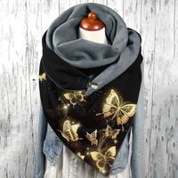 Unisex Streetwear Butterfly Polyester Printing Scarf sku image 17