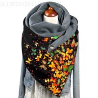 Unisex Streetwear Butterfly Polyester Printing Scarf sku image 12