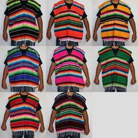 Unisex Ethnic Style Streetwear Stripe Polyester Cotton Shawl main image 4
