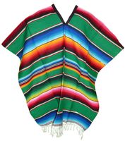 Unisex Ethnic Style Streetwear Stripe Polyester Cotton Shawl sku image 4
