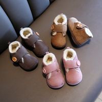 Kid's Basic Solid Color Round Toe Snow Boots main image 3