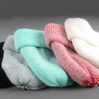 Women's Cute Solid Color Crimping Wool Cap main image 4