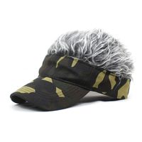 Unisex Streetwear Solid Color Camouflage Flat Eaves Baseball Cap main image 4