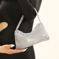 Women's Plastic Solid Color Classic Style Square Zipper Shoulder Bag main image 6
