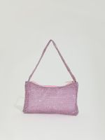 Women's Plastic Solid Color Classic Style Square Zipper Shoulder Bag sku image 5