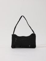 Women's Plastic Solid Color Classic Style Square Zipper Shoulder Bag sku image 2