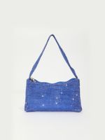 Women's Plastic Solid Color Classic Style Square Zipper Shoulder Bag sku image 9