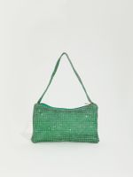 Women's Plastic Solid Color Classic Style Square Zipper Shoulder Bag sku image 6
