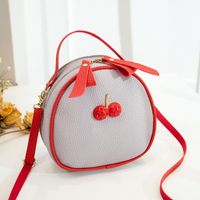 Women's Pu Leather Fruit Streetwear Oval Zipper Handbag main image 6