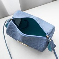 Women's Mini Pu Leather Solid Color Vintage Style Pillow Shape Zipper Shoulder Bag main image 4