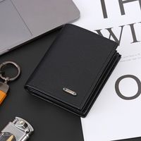 Men's Solid Color Pu Leather Open Small Wallets sku image 4