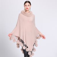 Women's Simple Style Solid Color Imitation Cashmere Polyester Tassel Shawl sku image 5