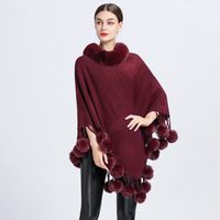 Women's Simple Style Solid Color Imitation Cashmere Polyester Tassel Shawl main image 3