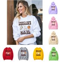 Women's Hoodie Long Sleeve Hoodies & Sweatshirts Printing Casual Halloween Pattern main image 1