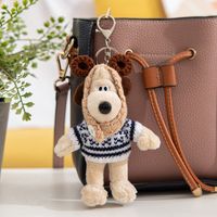 Cute Animal Plush Unisex Bag Pendant Keychain sku image 4