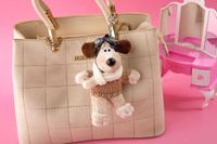 Cute Animal Plush Unisex Bag Pendant Keychain sku image 7