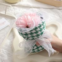 Valentine's Day Teachers' Day Romantic Pastoral Solid Color Soap Flower Party Date Festival Rose Flower main image 4