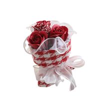 La Saint-valentin Le Jour Du Professeur Romantique Pastorale Couleur Unie Savon Fleur Fête Date Festival Une Rose main image 3