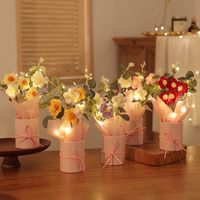 Sweet Pastoral Flower Yarn Indoor Party Date Artificial Plant main image 6