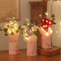 Sweet Pastoral Flower Yarn Indoor Party Date Artificial Plant main image 2