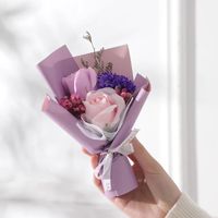 Valentine's Day Romantic Sweet Flower Dried Flower Party Date Festival Rose Flower main image 5