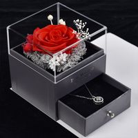 Valentine's Day Romantic Sweet Rose Preserved Fresh Flower Party Date Festival sku image 1