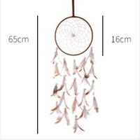 Retro Dream Catcher Wind Chime Feather Home Ornament Holiday Gift Pendant main image 2