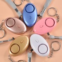 Simple Style Solid Color Plastic Self-defense Alarm Keychain 1 Piece main image 1
