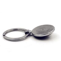Simple Style Round Alloy Glass Women's Bag Pendant Keychain main image 5
