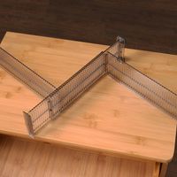 Casual Stripe Plastic Drawer Partition Plate main image 4