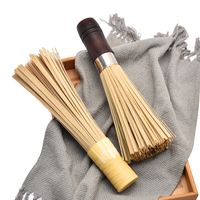 Casual Solid Color Bamboo Cleaning Brush 1 Piece main image 4