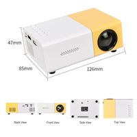 1 Piece Color Block Learning Metal Casual Projector main image 2