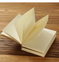 1 Piece Solid Color Learning Cloth Retro Notebook sku image 2