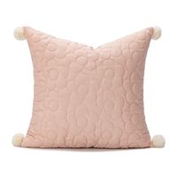 Pastoral Plant Solid Color Polyester Pillow Cases sku image 3