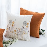 Pastoral Flower Cotton Pillow Cases main image 3
