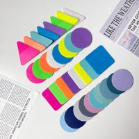 1 Set Solid Color Learning Pet Cute Sticky Note main image 6