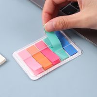 1 Set Solid Color Learning Paper Casual Sticky Note main image 3