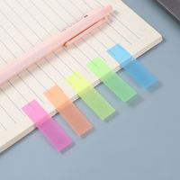 1 Set Solid Color Learning Paper Casual Sticky Note main image 2