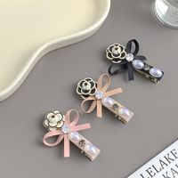 Women's Elegant Lady Flower Alloy Inlay Rhinestones Hair Clip main image 3